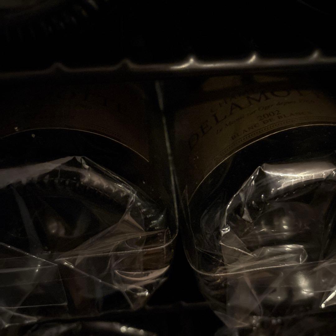 2002年 2本セット ドゥラモット ブリュット ブラン・ド・ブラン シャンパン