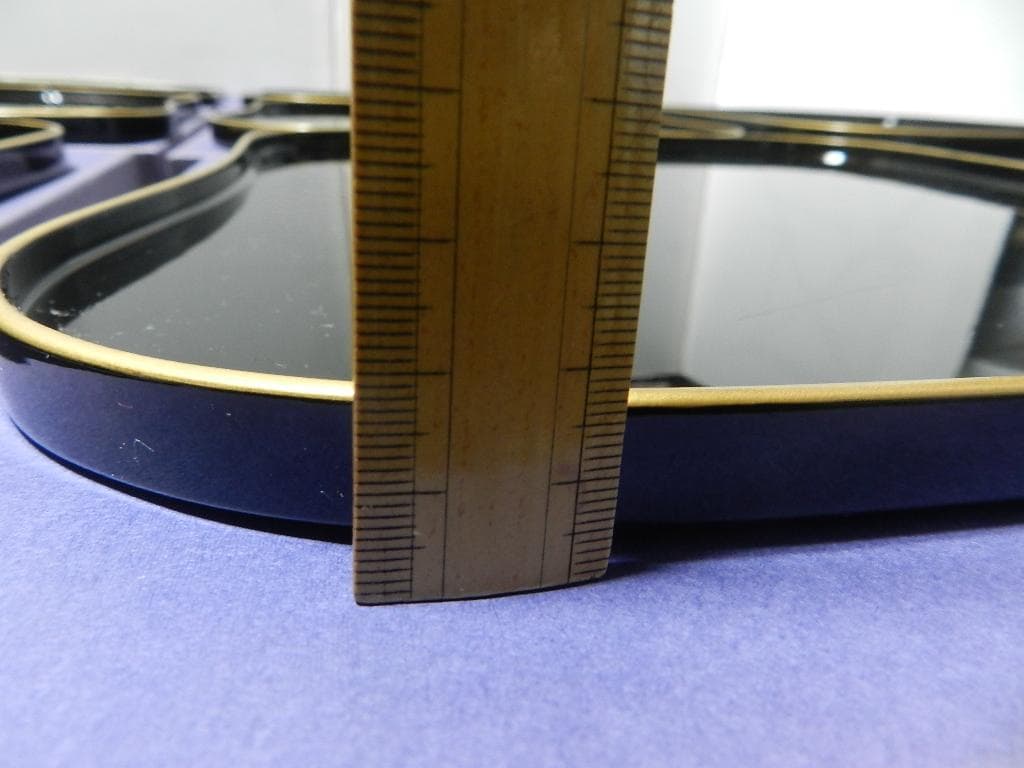 越前塗　縁金　瓢型会席膳　天然木　黒漆器 膳 9枚セット　茶道具