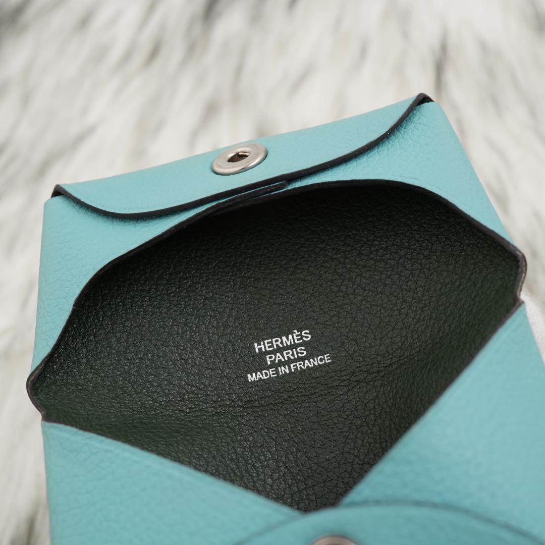 未使用品　箱付き　HERMES エルメス　小銭入れ　ケース　バスティア