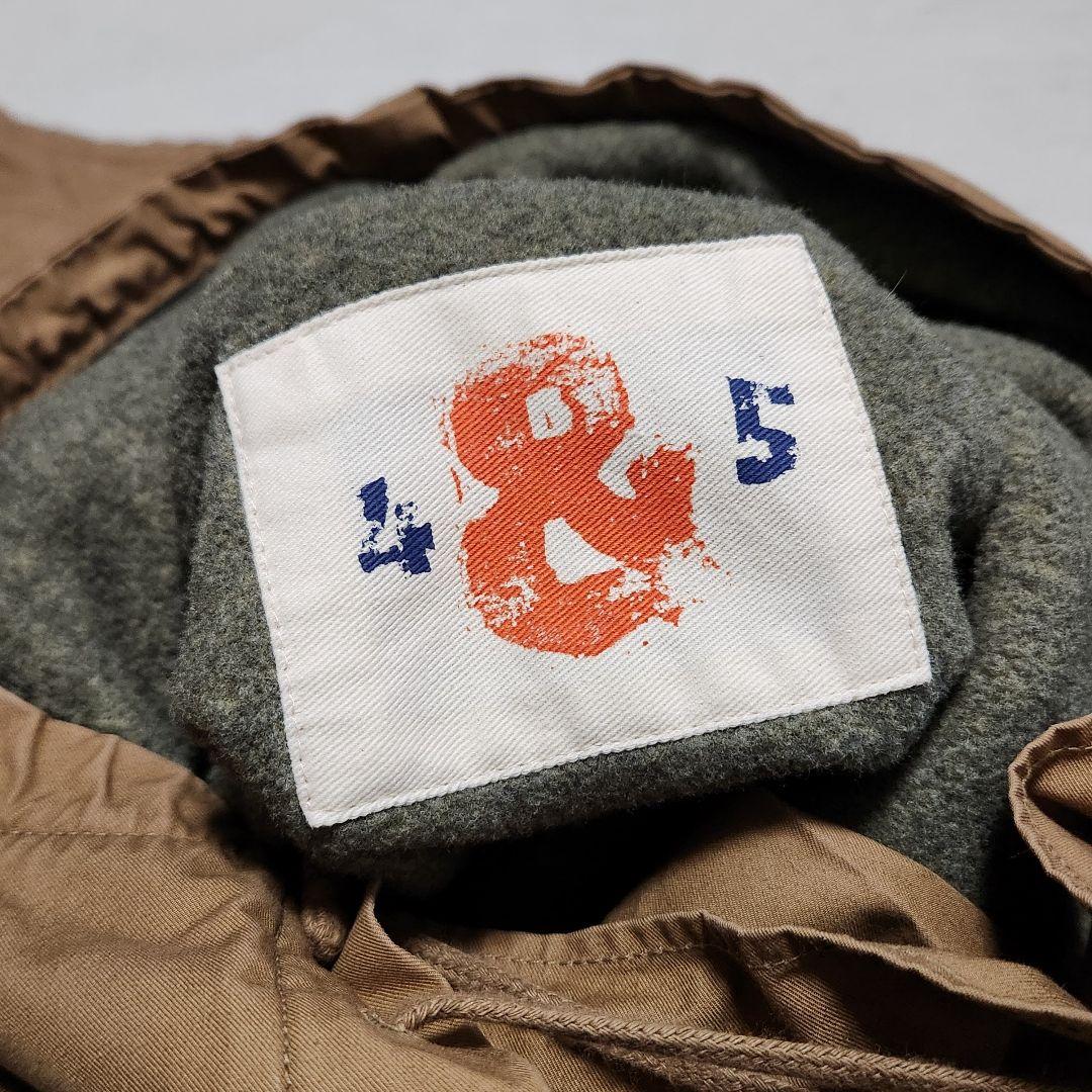 日本製 45rpm ユーロワーク 編み上げ ミリタリー アノラックジャケット ア