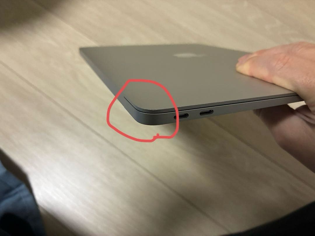 MacBook Air M1 8GB 256GB 液晶割れジャンク 箱・付属品