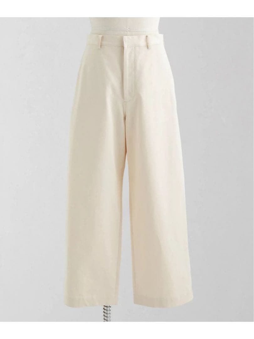LOEFF コットン サテン バギーパンツ