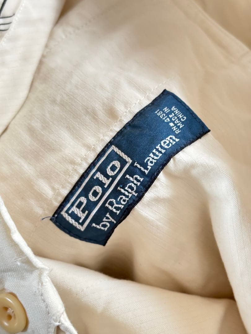 90's polo ralph lauren シルクリネン ペイント パンツ