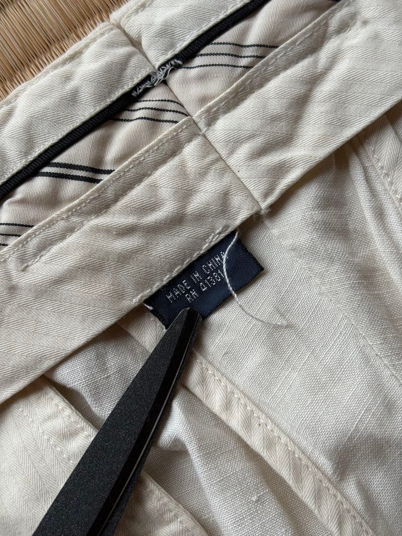 90's polo ralph lauren シルクリネン ペイント パンツ