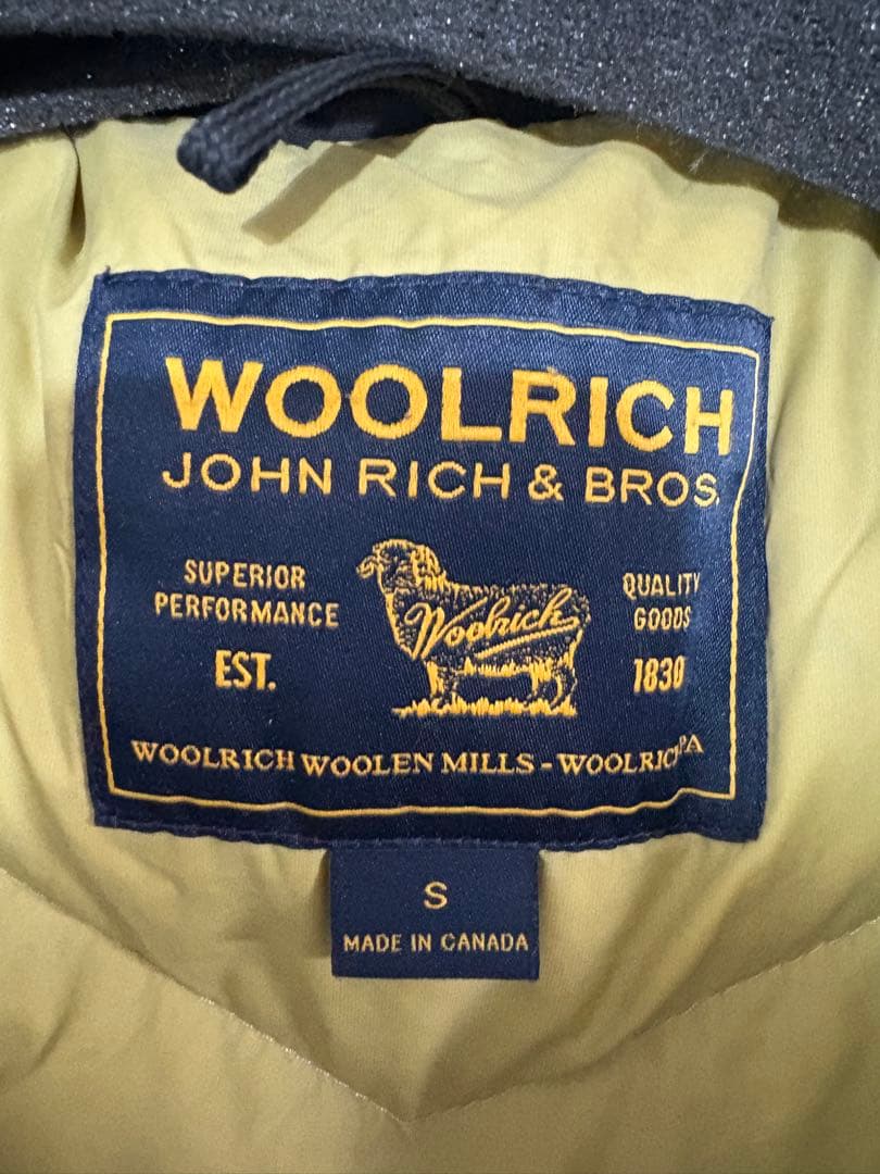 WOOLRICH ダウンジャケット S ネイビー