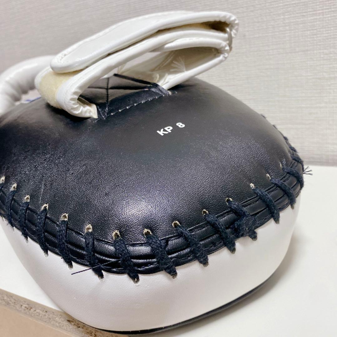 【プロ仕様】 WINDY KP-8 キックミット 2個セット 本革製 牛革