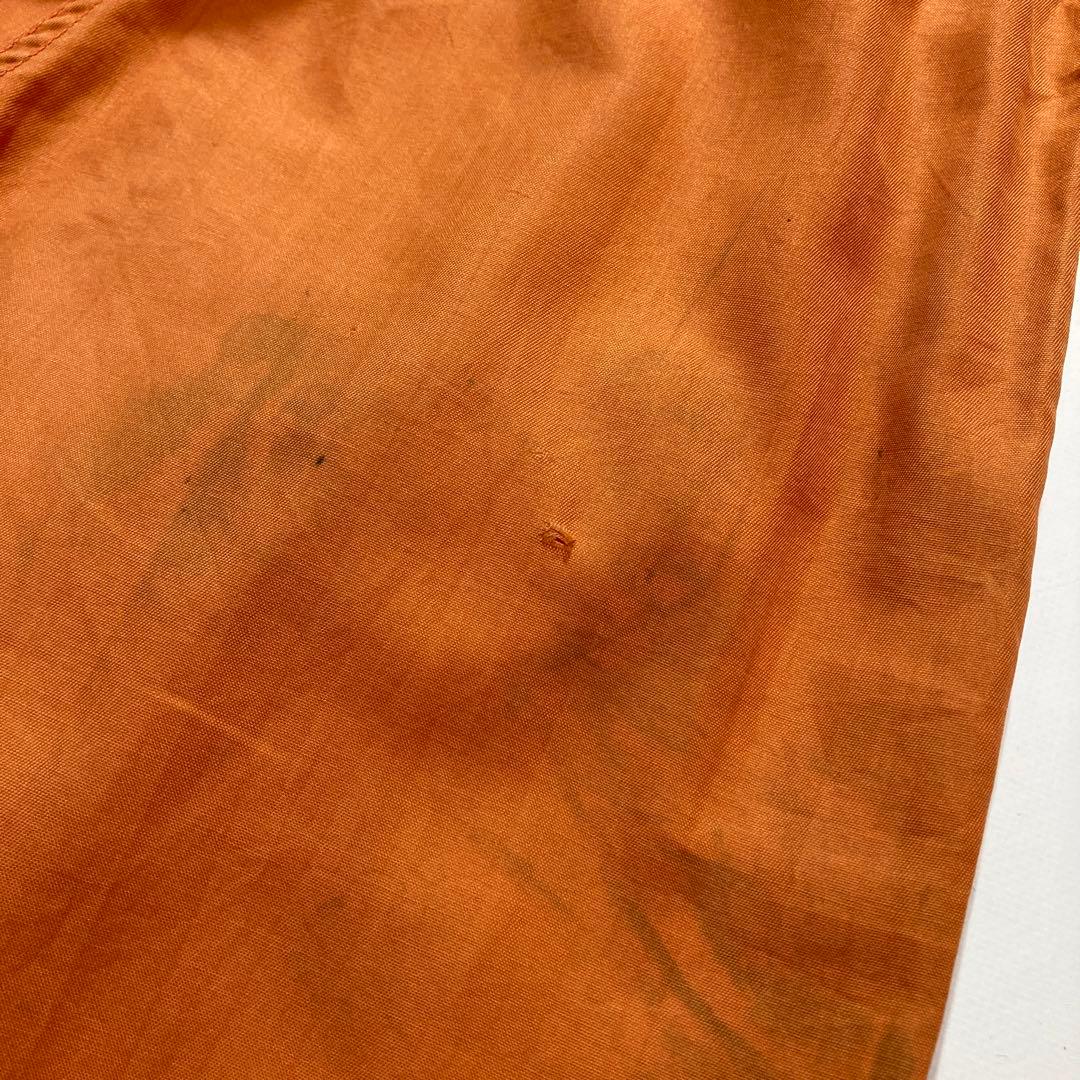 60s USNAVY サマー フライトスーツ 38 オレンジ オールインワン