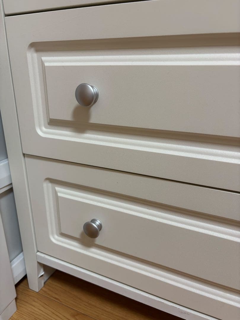 ニトリ　チェスト　キャセイ　5段　ホワイト