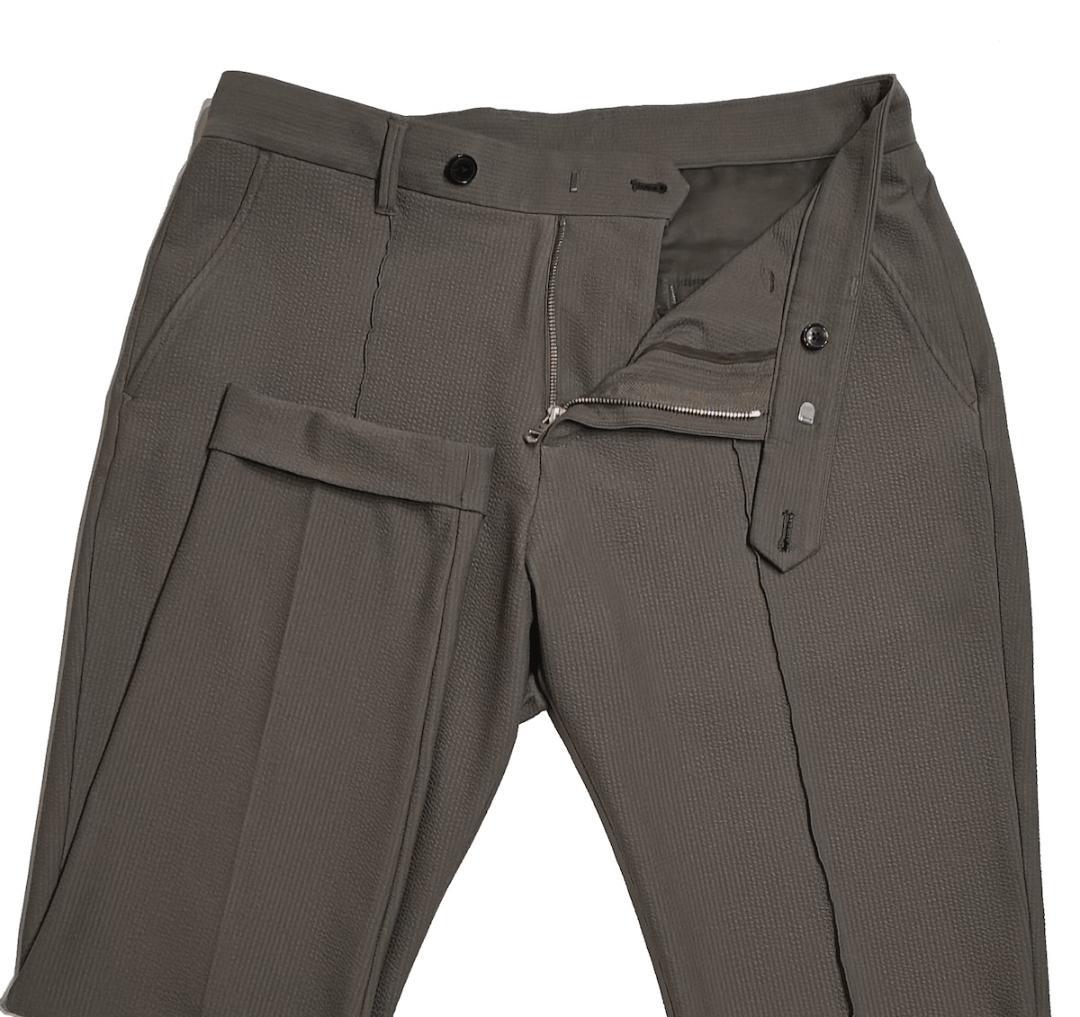 一度着5.3万 22SS 1piu1uguale3　クリース スラックス パンツ