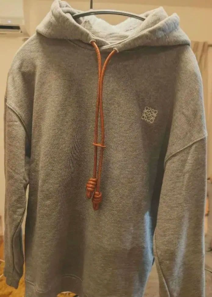 ロエベ LOEWE リラックスフィットフーディ グレー