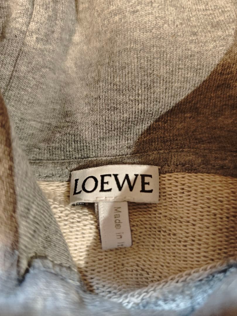 ロエベ LOEWE リラックスフィットフーディ グレー