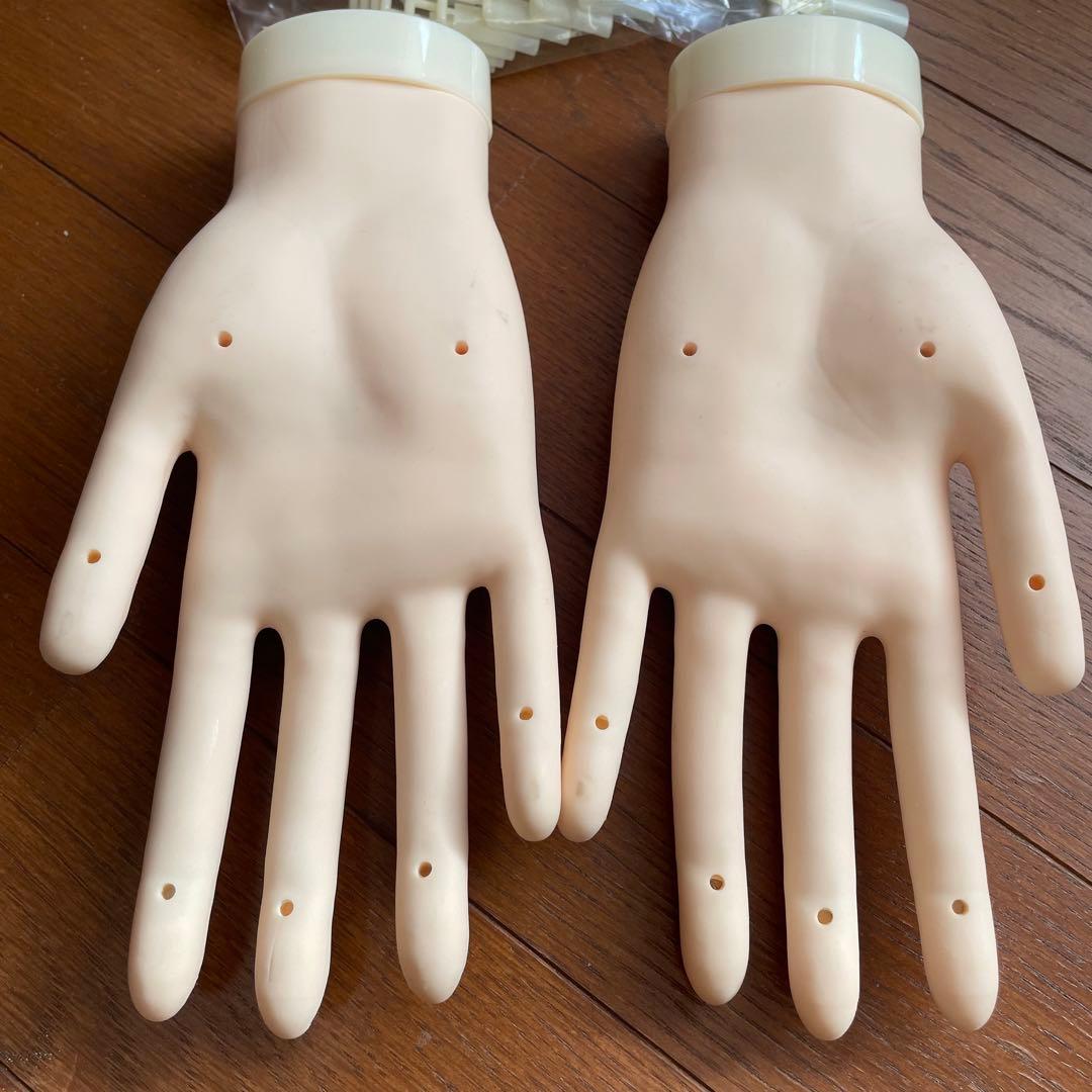 STモデルハンド ネイリスト検定 JNEC認定 モデルハンド 認定チップ付き