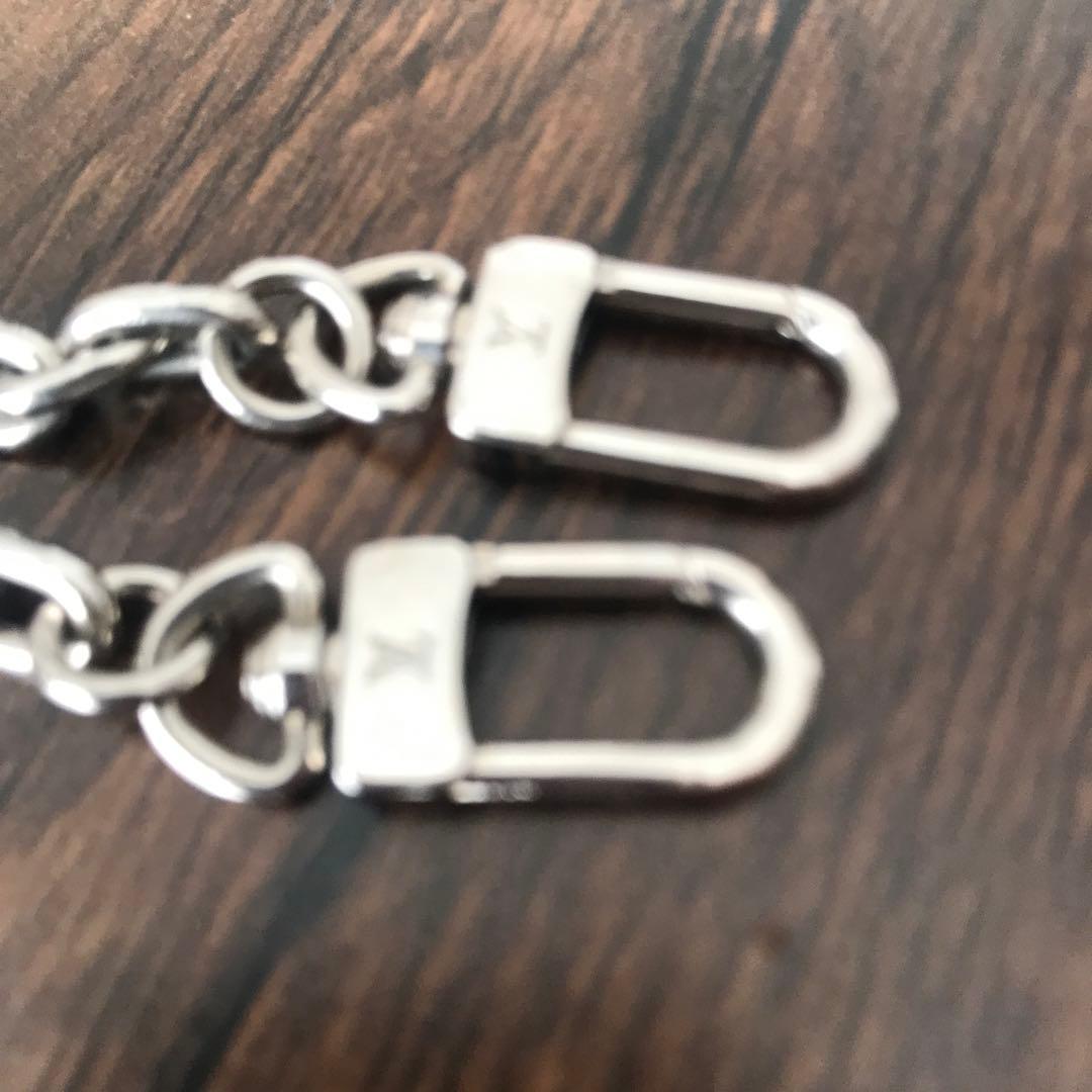 希少 ルイ ヴィトン ウォレットチェーン 人気　シルバーチェーン　美品