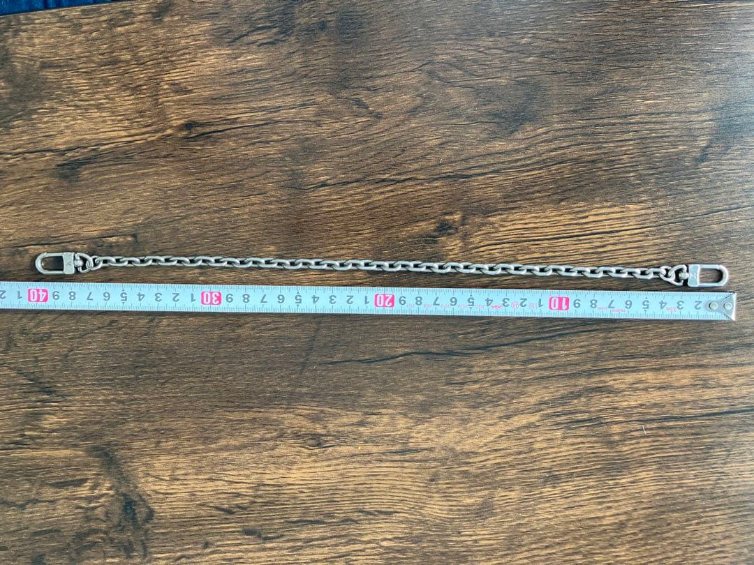 希少 ルイ ヴィトン ウォレットチェーン 人気　シルバーチェーン　美品