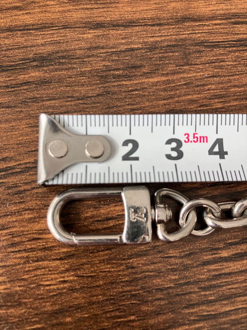 希少 ルイ ヴィトン ウォレットチェーン 人気　シルバーチェーン　美品