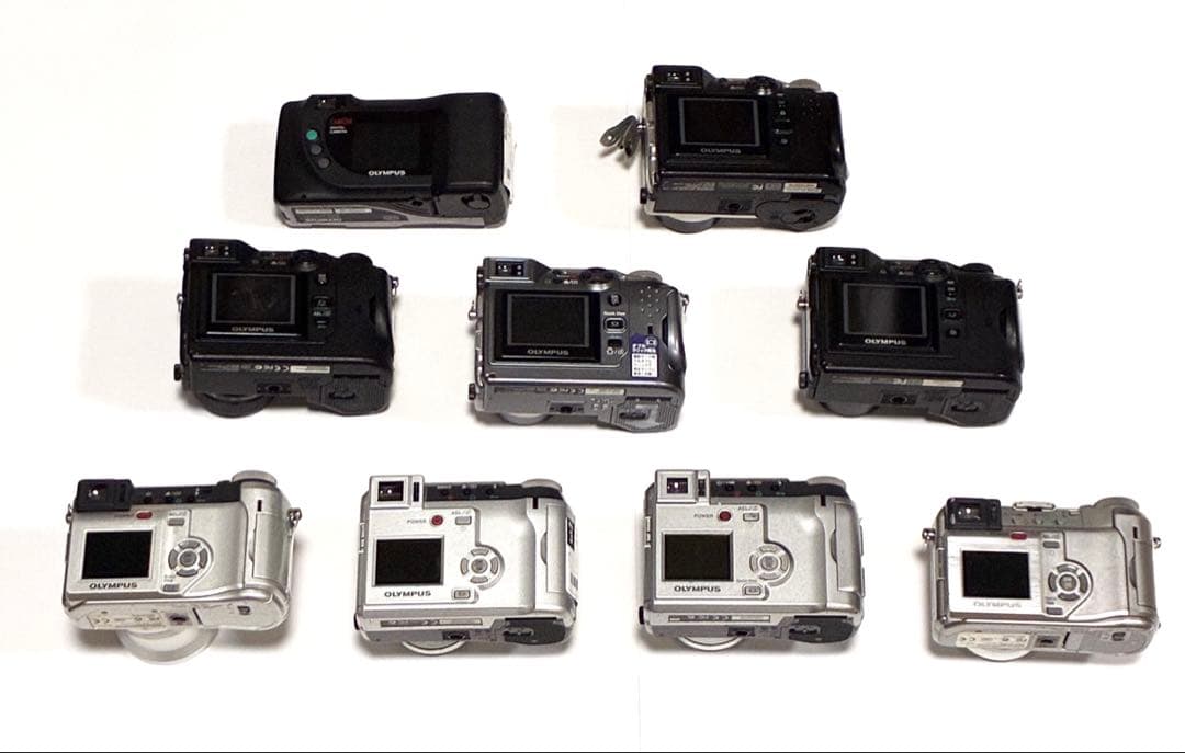 【OLYMPUS／デジタルカメラ】 CAMEDIAシリーズ 9台まとめセット