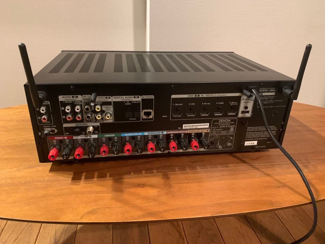 AVR-X1500H AVレシーバー DENON 動作確認済み 付属品あり