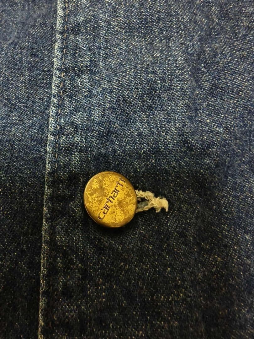 90s Carhartt ネイビー デニムジャケット