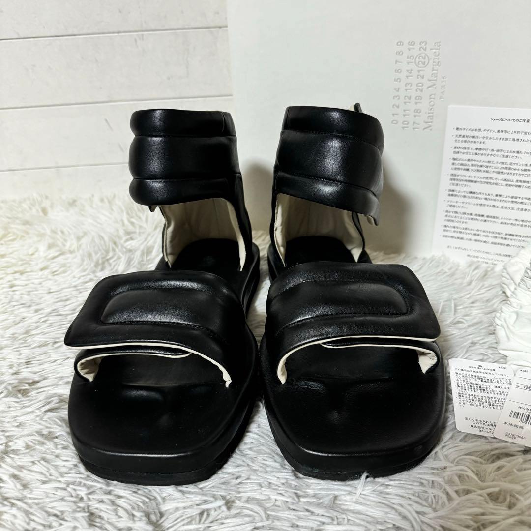 新品未使用✨メゾンマルジェラ　S37WP0065 レザーサンダル　ブラック