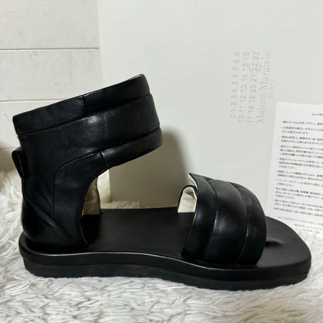 新品未使用✨メゾンマルジェラ　S37WP0065 レザーサンダル　ブラック