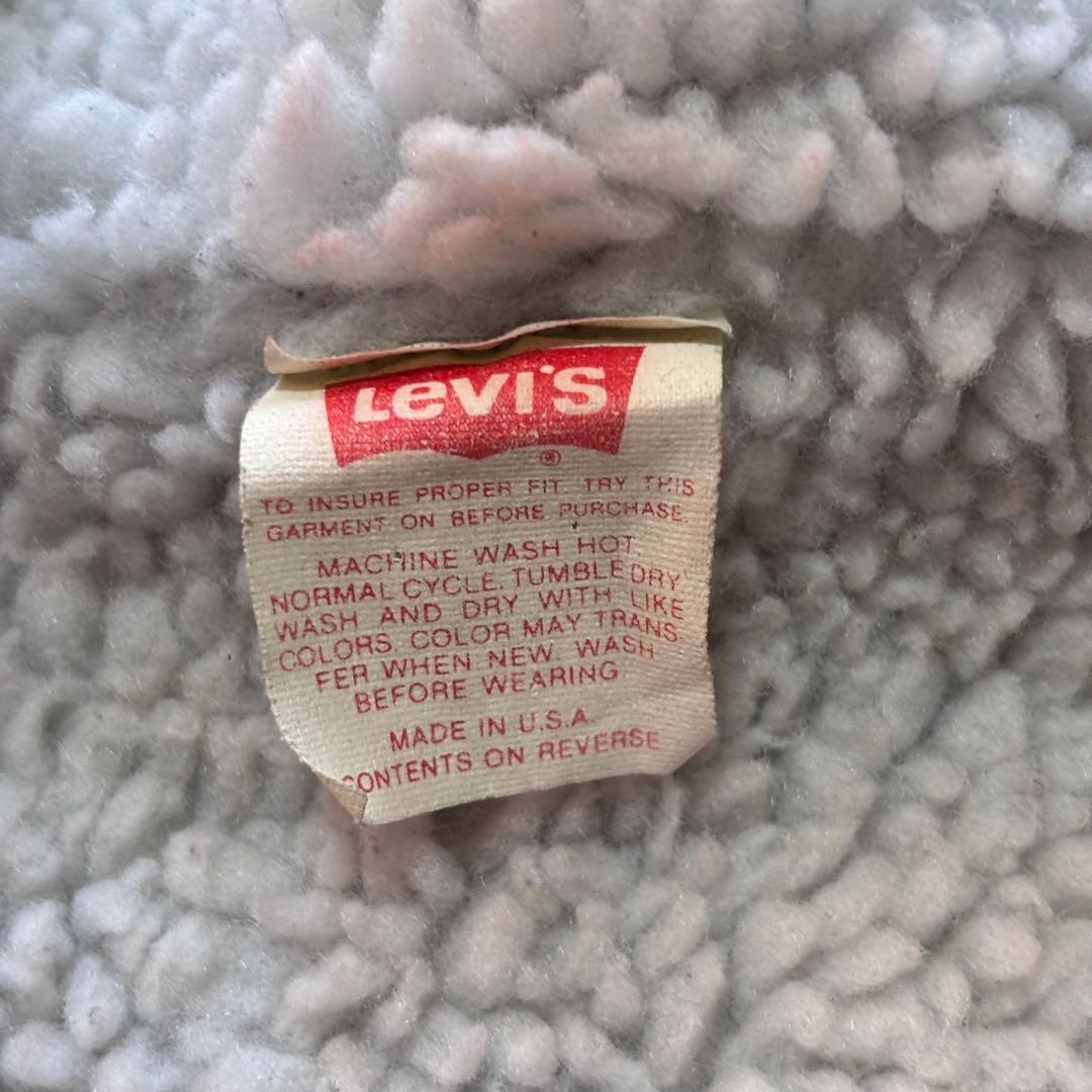 【Vintage】リーバイス ブラック コーズボアジャケット USA製 40