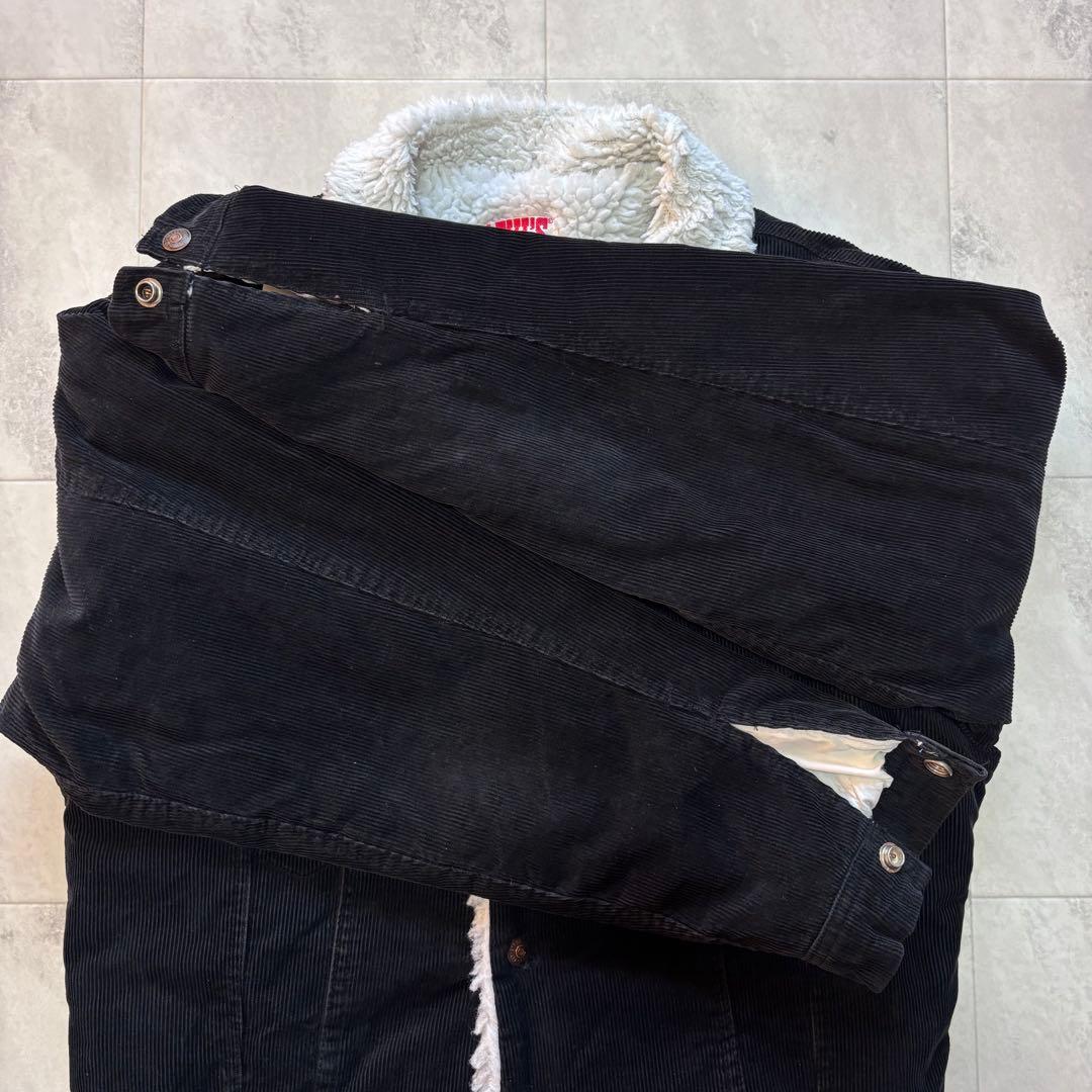 【Vintage】リーバイス ブラック コーズボアジャケット USA製 40