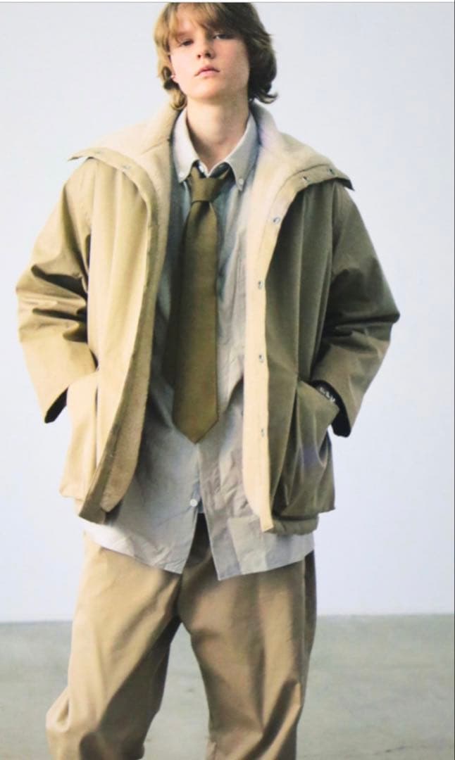 TOUJOURS ライニングボアハイネックジャケット 2025AW