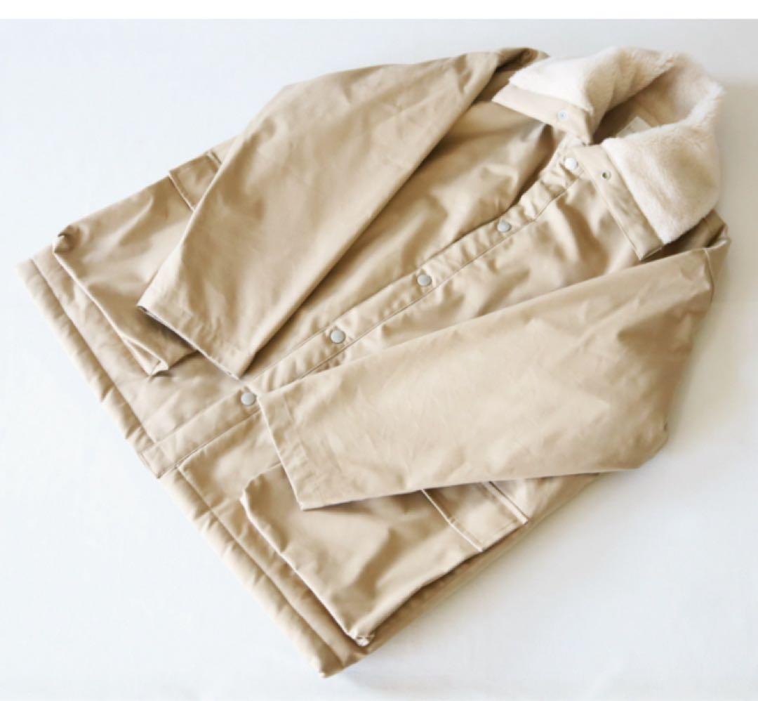 TOUJOURS ライニングボアハイネックジャケット 2025AW