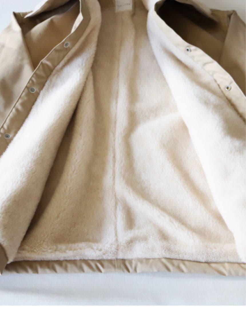 TOUJOURS ライニングボアハイネックジャケット 2025AW