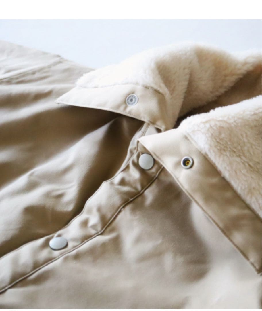 TOUJOURS ライニングボアハイネックジャケット 2025AW