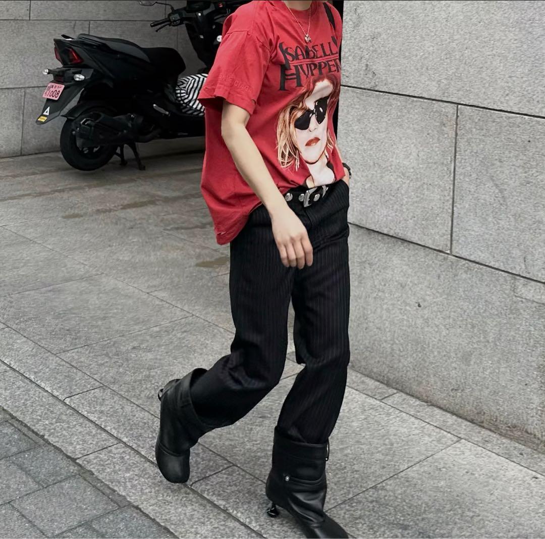 パンツ ok.soon pinstripe slacks 3