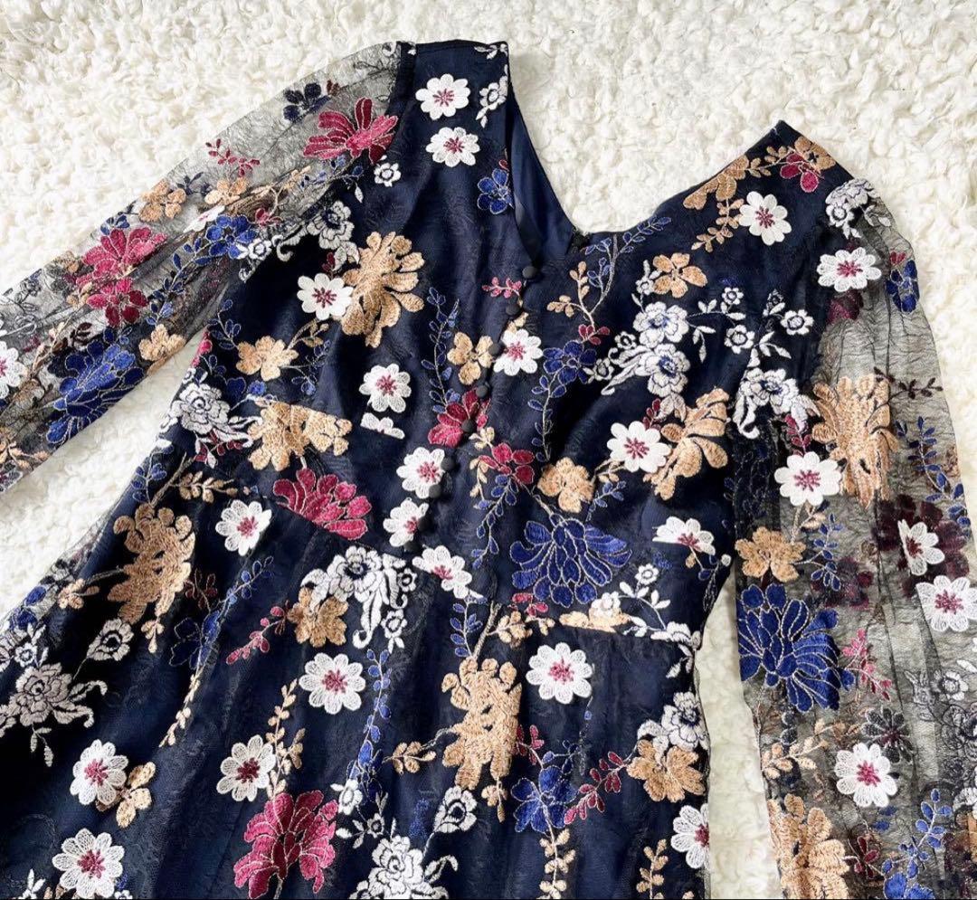 ♡*♡様 Grace continental 花柄刺繍 ロングワンピース※マーク