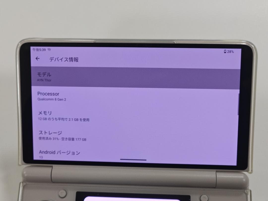 AYN Thor Pro 12GB/256GB レインボー