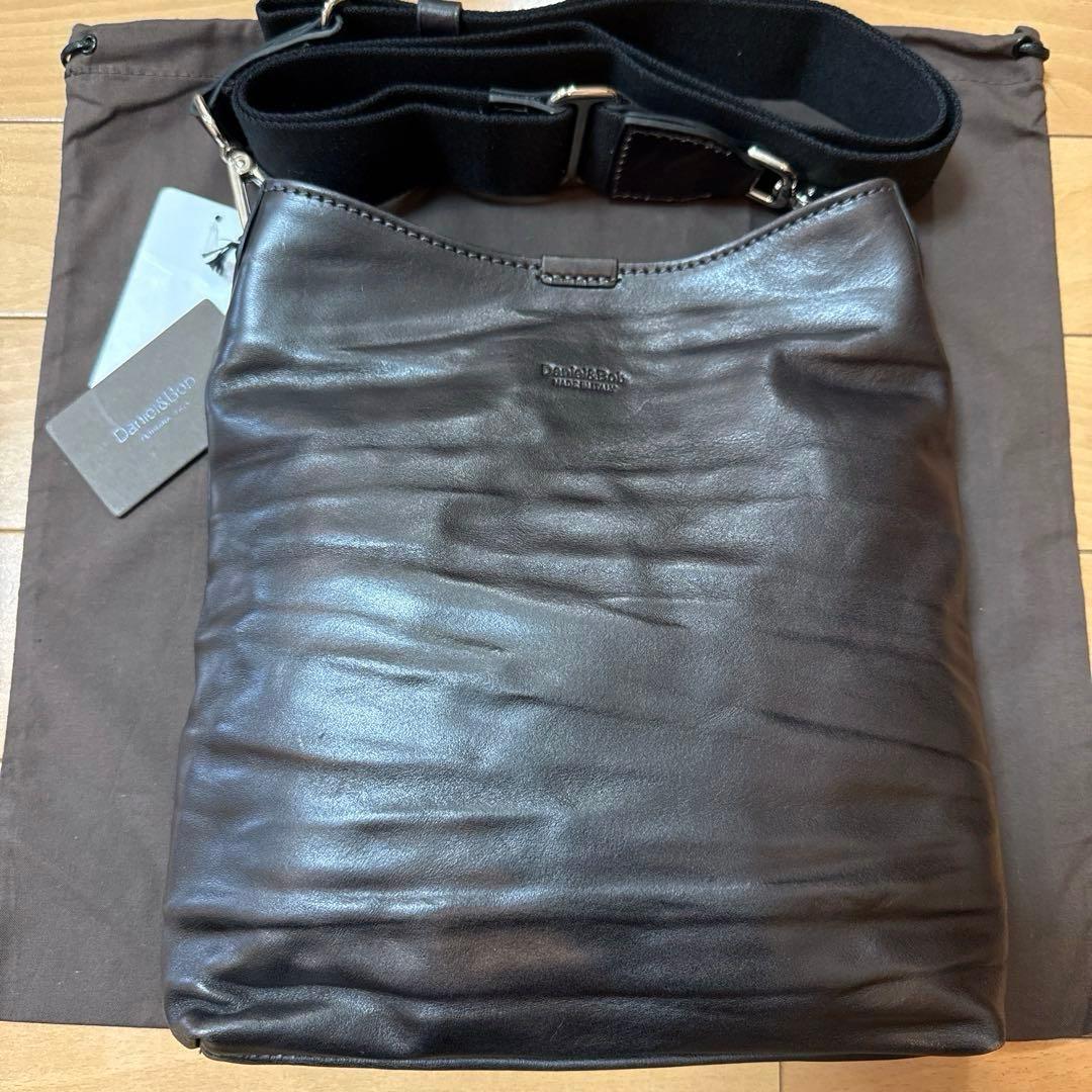 新品　Daniel&Bobダニエル&ボブ　レザーショルダーバッグ RODI
