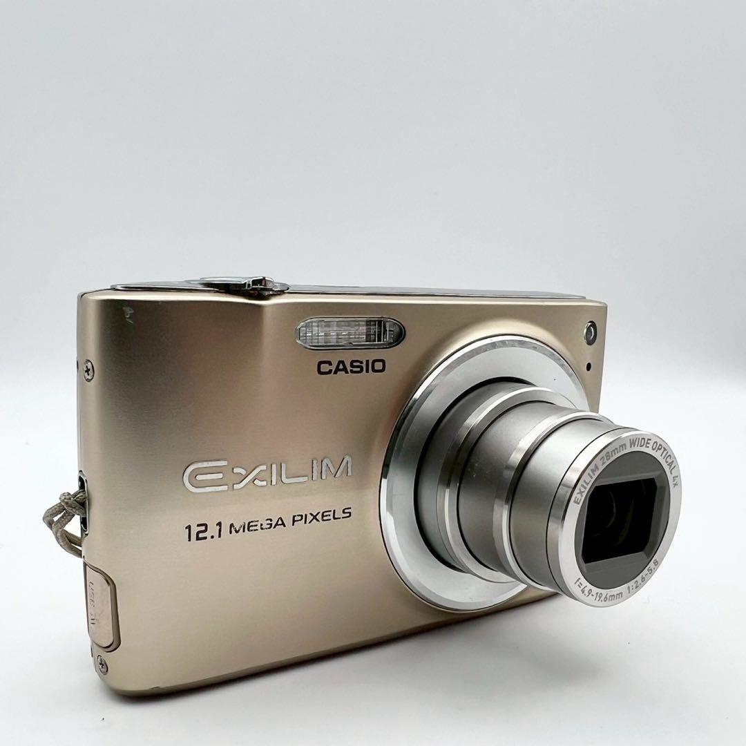 【完動品】CASIO EXILIM EX-Z400 コンデジ ゴールド 動作確認