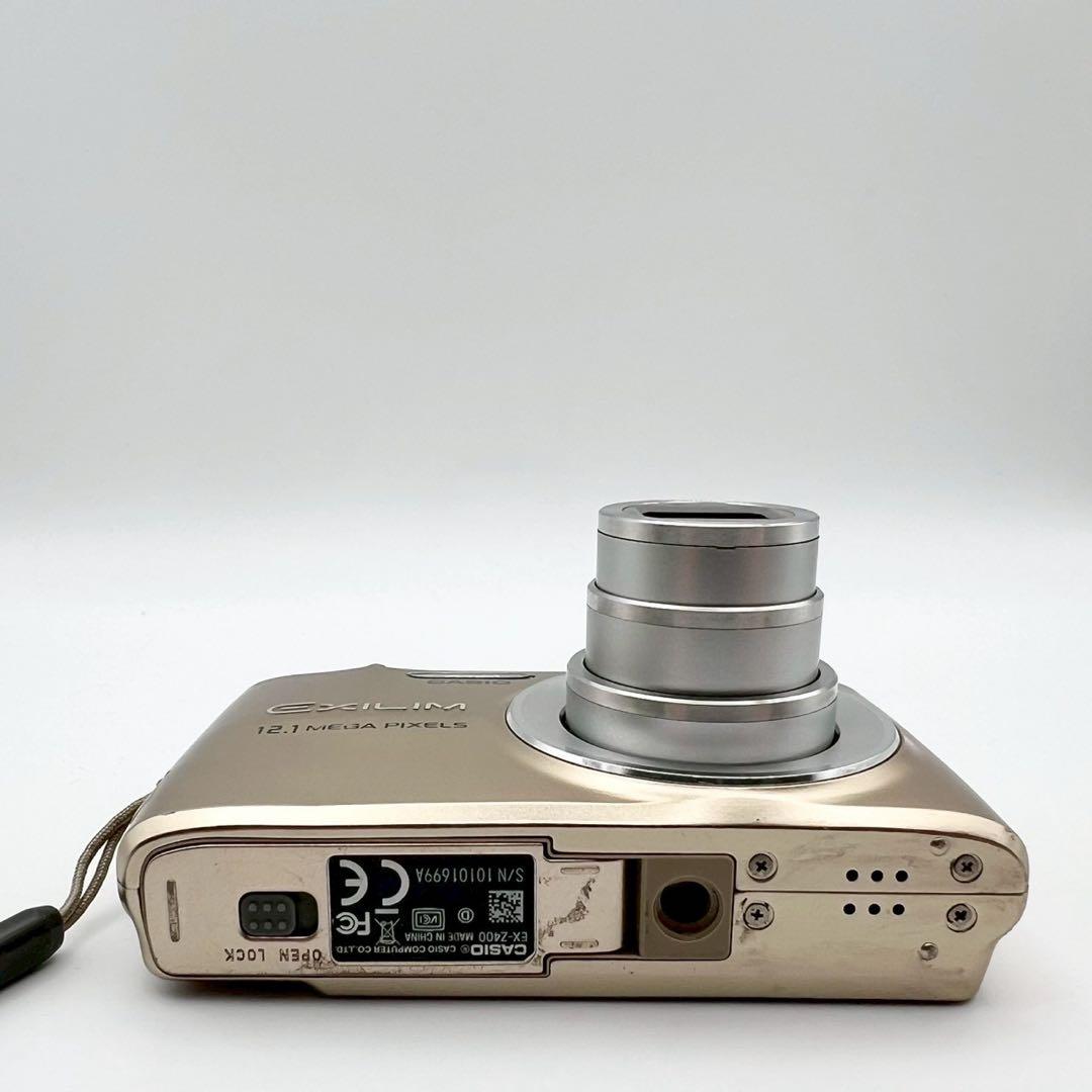 【完動品】CASIO EXILIM EX-Z400 コンデジ ゴールド 動作確認