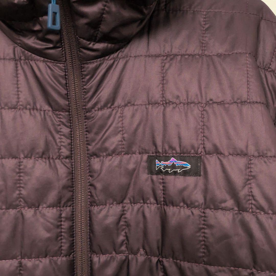 パタゴニア ナノパフ フーディ フィッツロイ トラウト メンズ Mサイズ