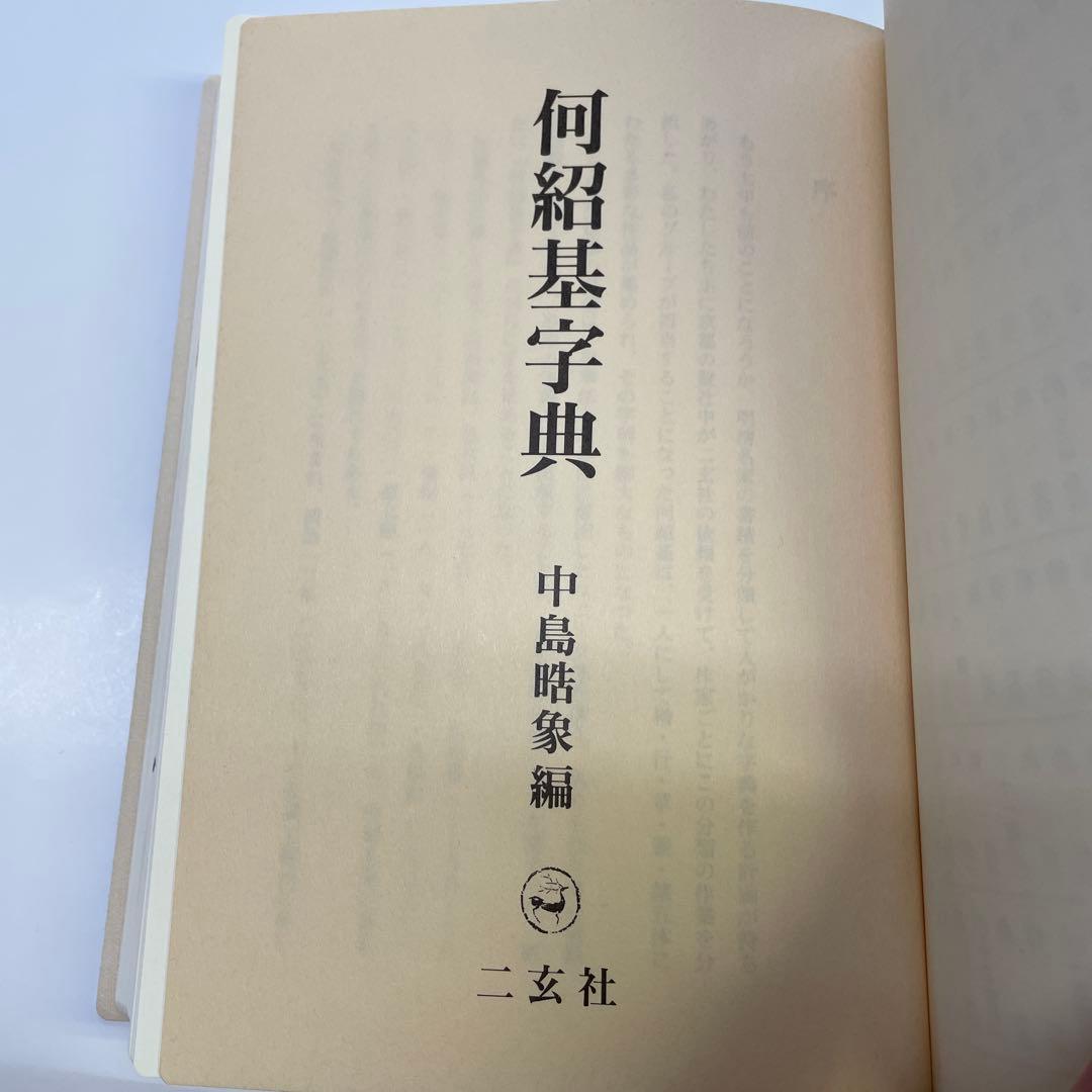 二玄社　何紹基辞典 中古