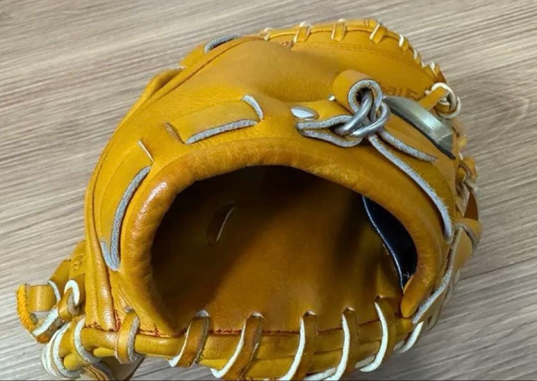 ミズノ グローバルエリート キャッチャーミット軟式 C-5 イエロー 袋付き