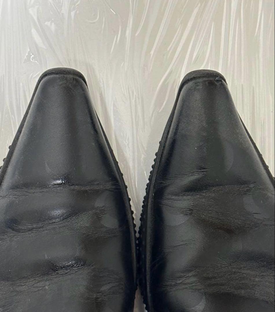 MARINE SERRE ブラック ローファー バブーシュ