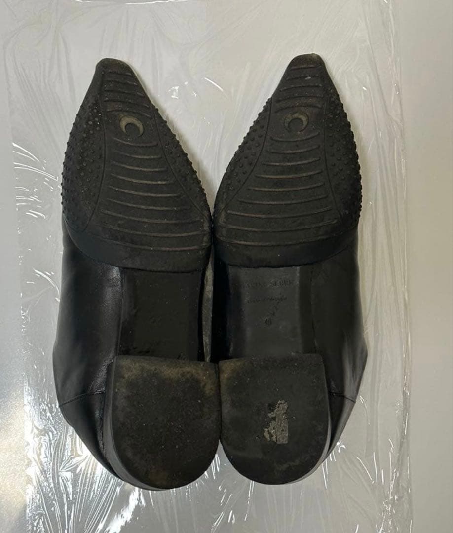 MARINE SERRE ブラック ローファー バブーシュ