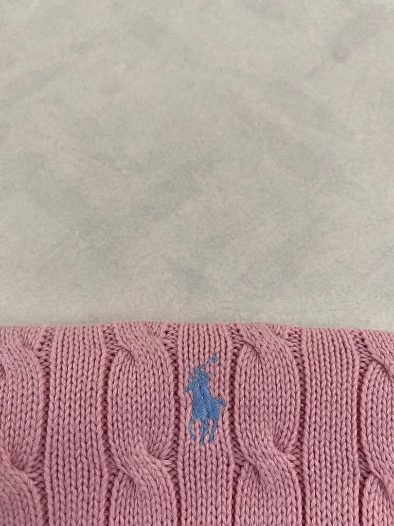 RALPH LAUREN SPORT ケーブルニット パーカー M レディース