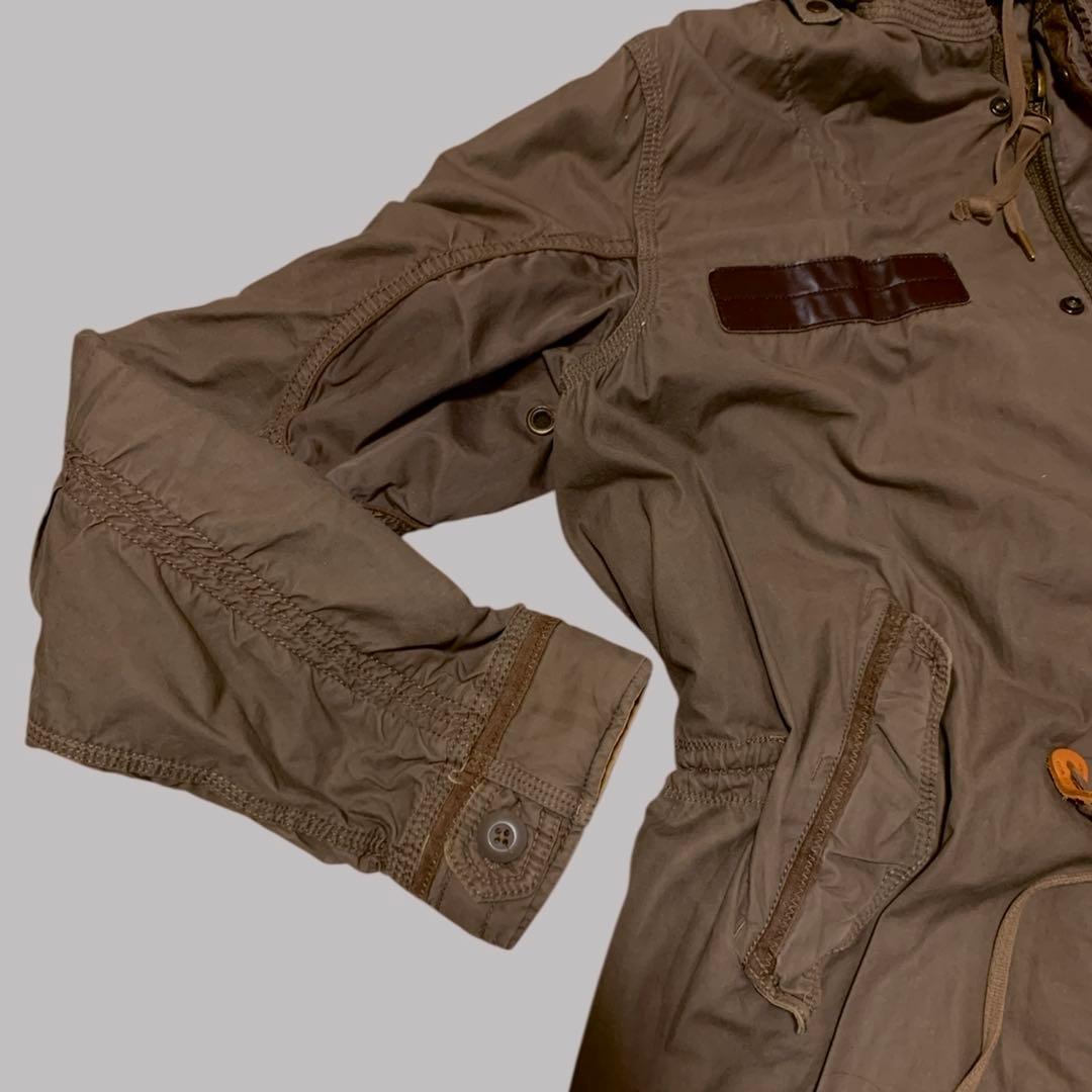 00s goa ゴア モッズコート ファー付き 取り外しライナー付き ミリタリー