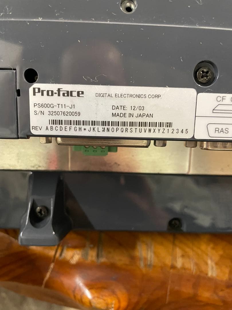 K78。Pro-face PS600G-T11-J1 タッチパネル プログラマブ
