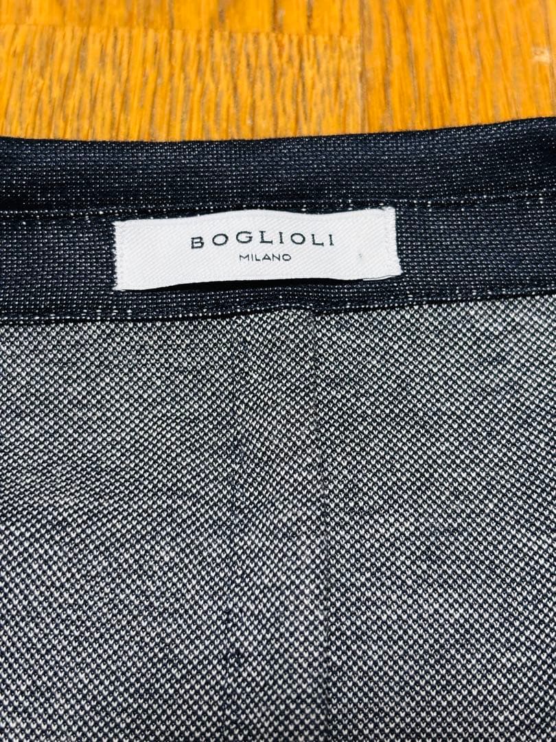 【美品】ボリオリKジャケット コットン生地 ネイビー サイズ54