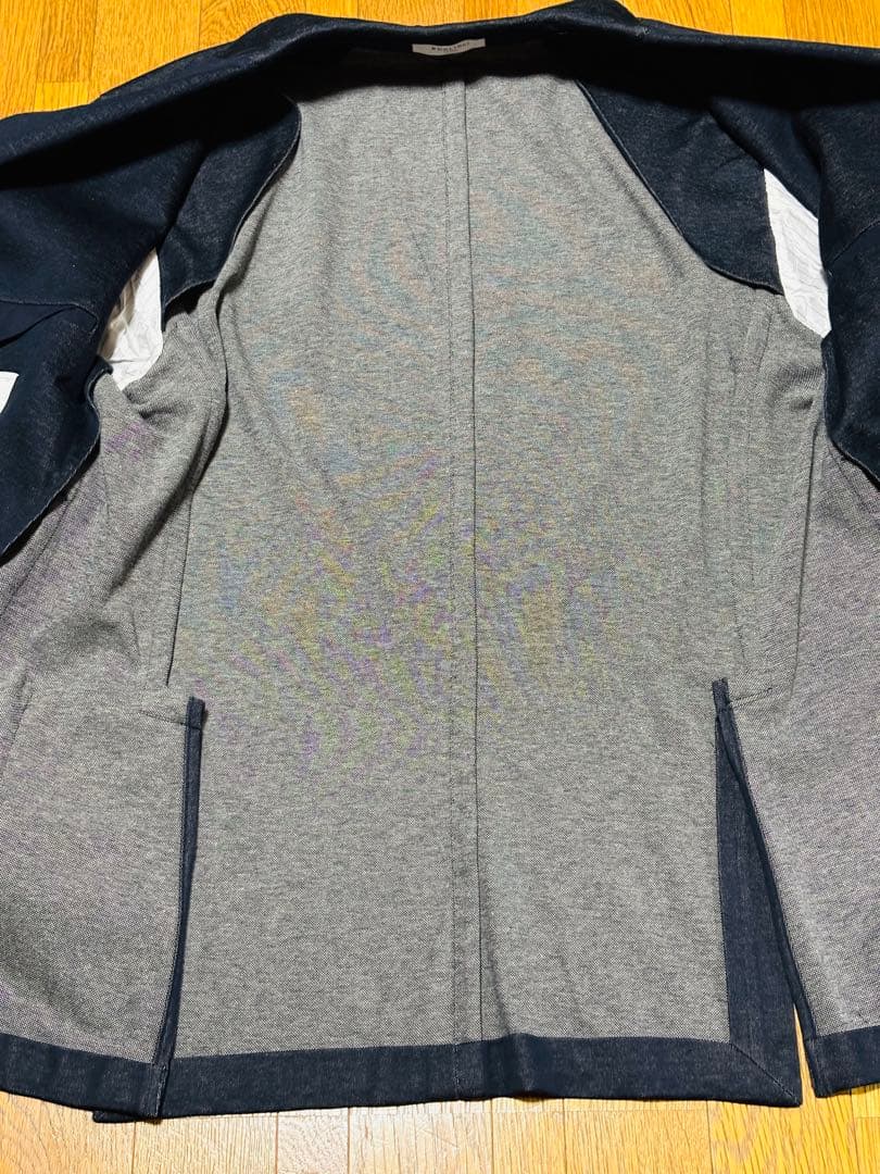 【美品】ボリオリKジャケット コットン生地 ネイビー サイズ54