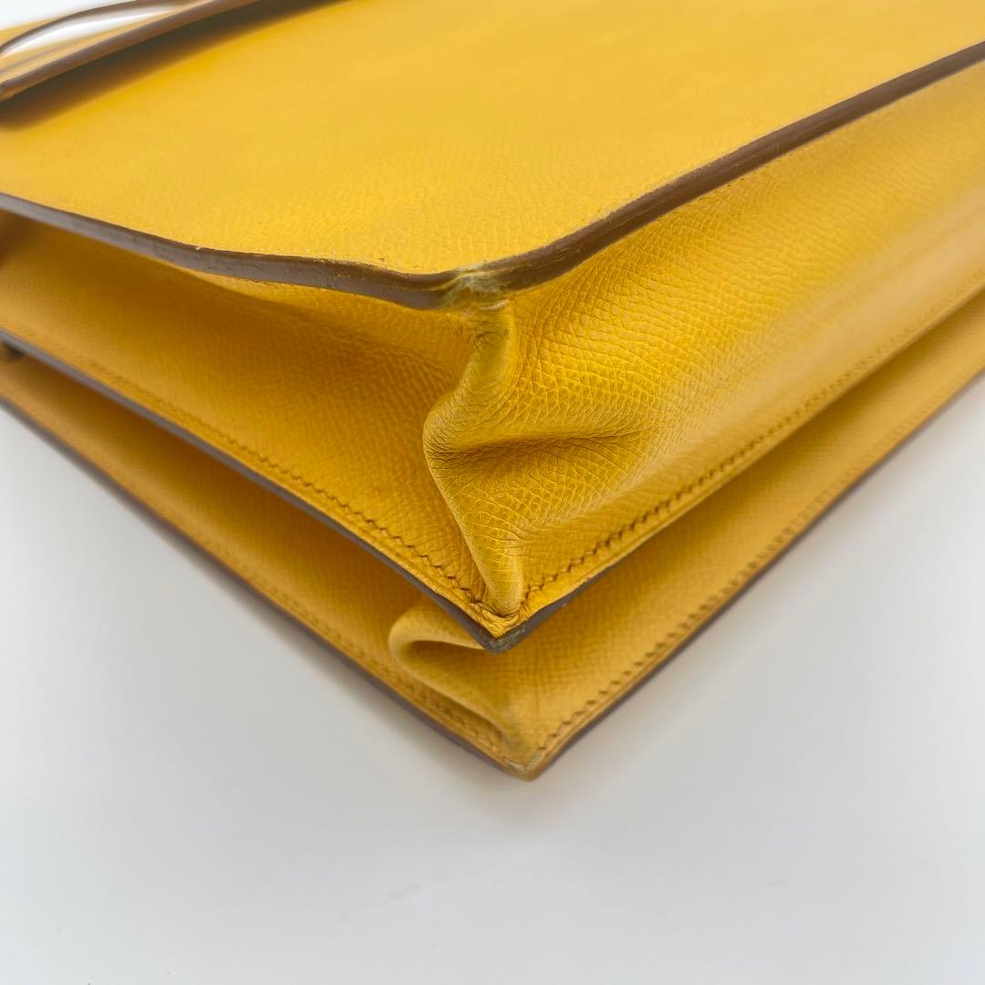 美品✨エルメス　ケリーデペッシュ38 ヴォーエプソン　F刻印　2002年