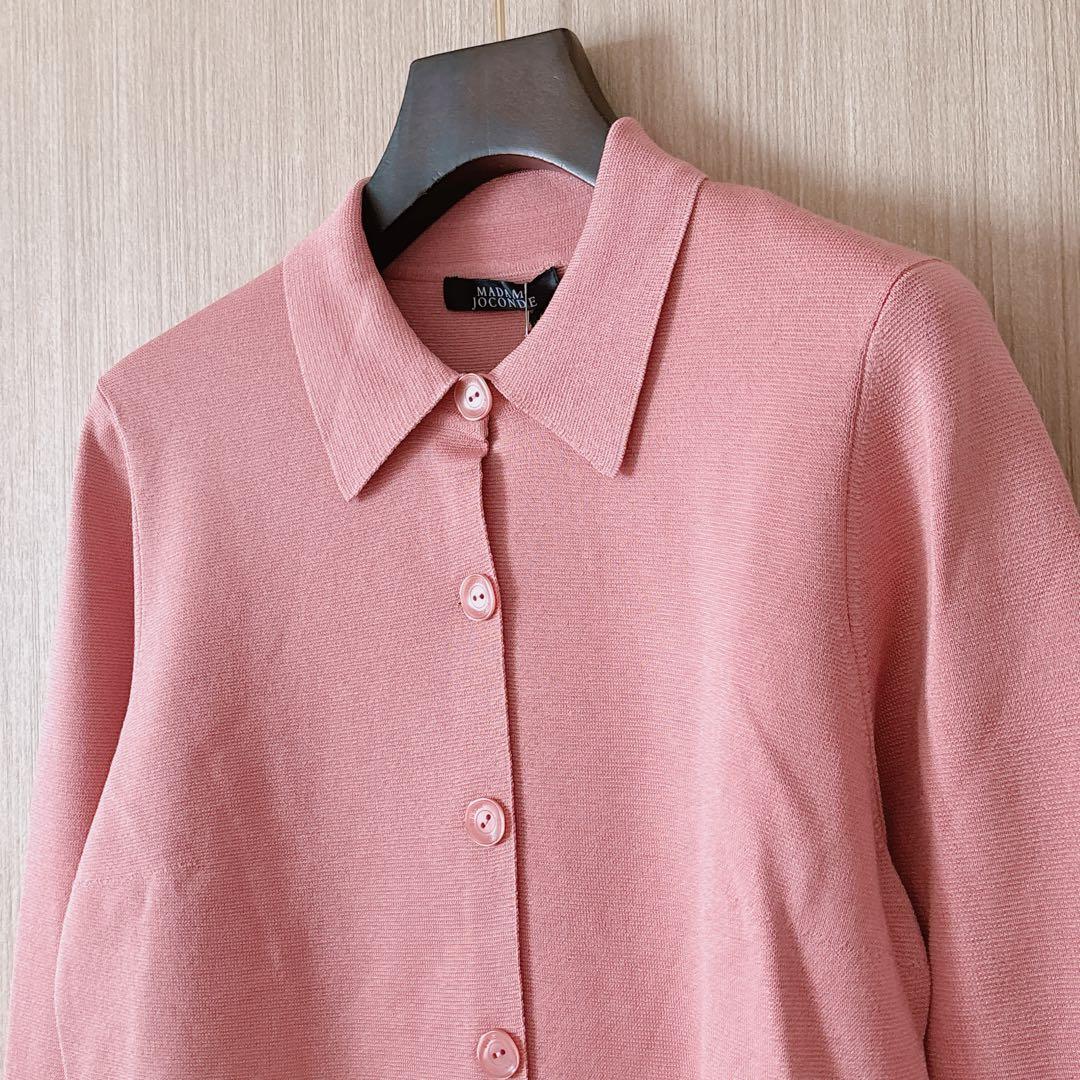 【895】新品　6.2万円　マダムジョコンダ　カーディガン　ニット　アンサンブル