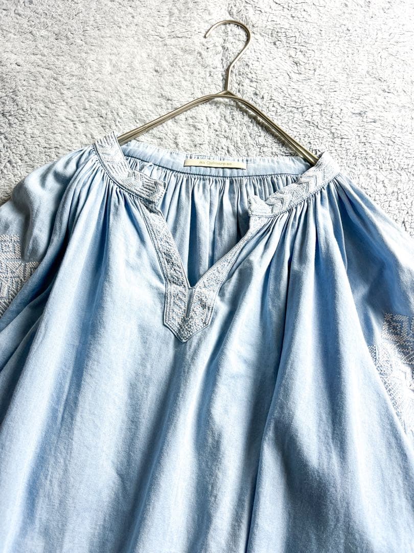 【ne Quittez pas】ヌキテパ エンブロイダリー ブラウス チュニック