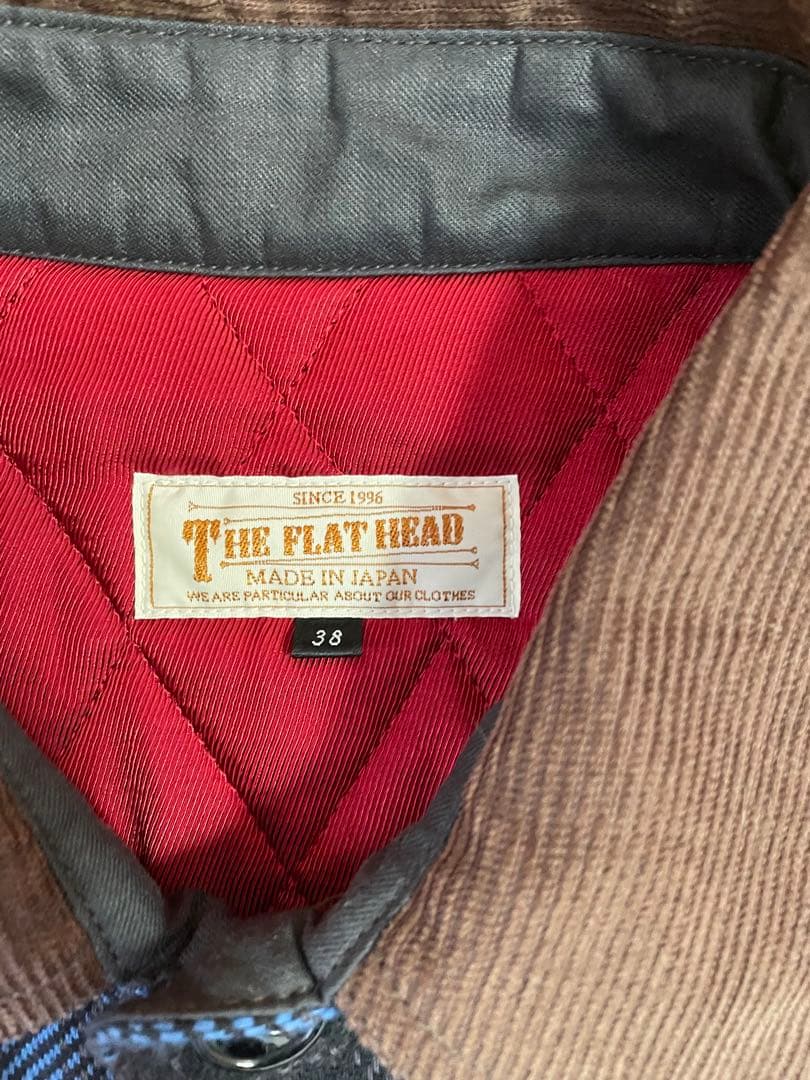THE FLAT HEAD ヘビーネルカバーオールジャケット 38